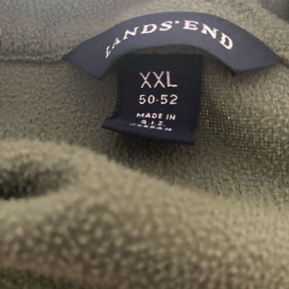 Land’s End Men’s Quarter Zip Fleece Pullover Size XXL - Picture 6 of 6